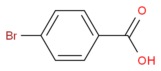 4-bromobenzoic acid_分子结构_CAS_586-76-5