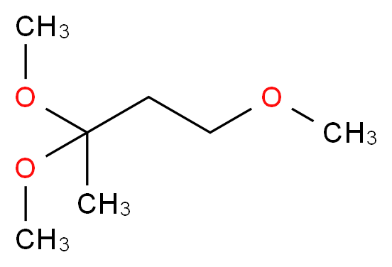 1,3,3-trimethoxybutane_分子结构_CAS_6607-66-5