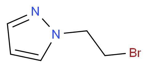 1-(2-bromoethyl)-1H-pyrazole_分子结构_CAS_119291-22-4