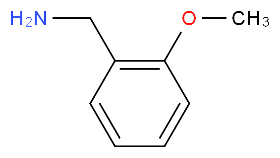 2-Methoxybenzylamine 97%_分子结构_CAS_6850-57-3)