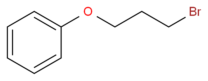 3-苯氧基溴丙烷_分子结构_CAS_588-63-6)