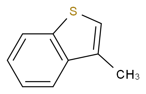 3-methyl-1-benzothiophene_分子结构_CAS_1455-18-1