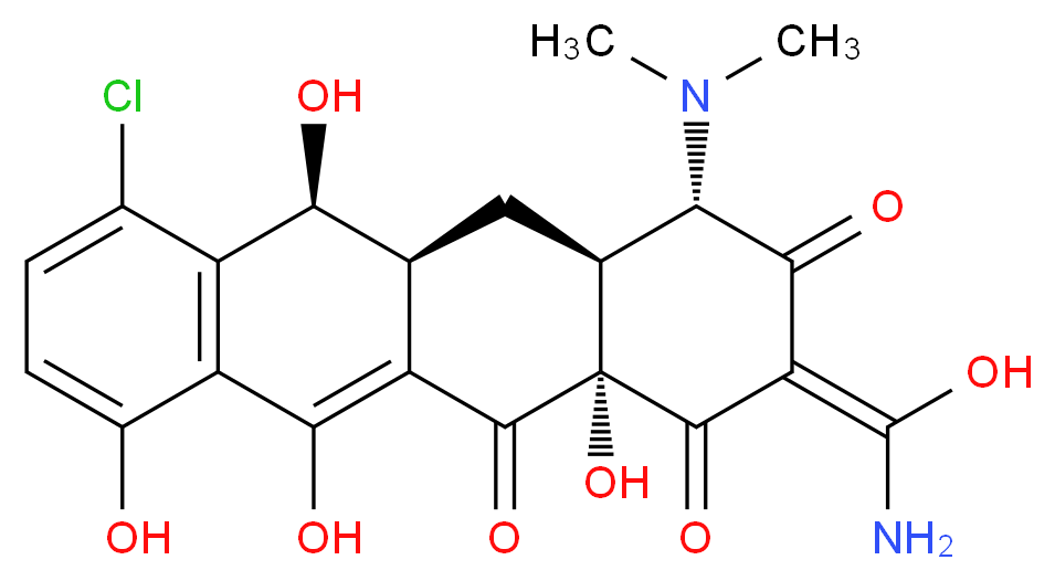 Demeclocycline_分子结构_CAS_127-33-3)