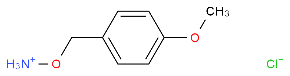 [(4-methoxyphenyl)methoxy]azanium chloride_分子结构_CAS_876-33-5