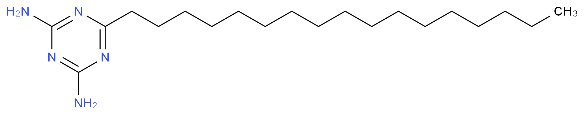 2,4-DIAMINO-6-HEPTADECYL-S-TRIAZINE_分子结构_CAS_)