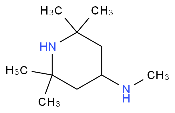 N,2,2,6,6-pentamethylpiperidin-4-amine_分子结构_CAS_62995-79-3)