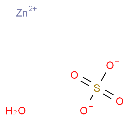 zinc(2+) ion hydrate sulfate_分子结构_CAS_7446-19-7