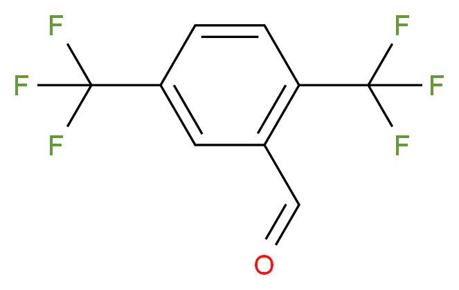 2,5-bis(trifluoromethyl)benzaldehyde_分子结构_CAS_395-64-2
