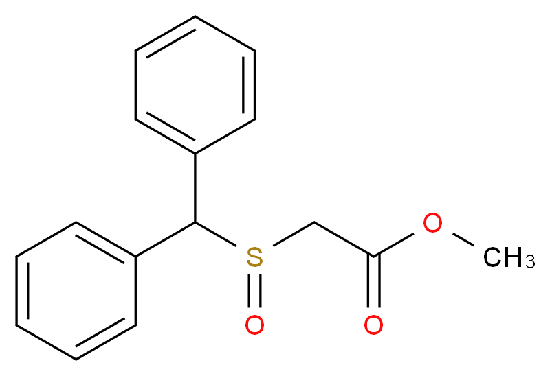 (R)-Modafinil Carboxylate Methyl Ester_分子结构_CAS_713134-72-6)