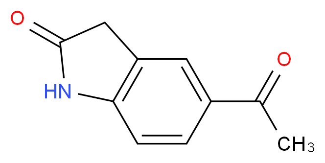 5-acetyl-2,3-dihydro-1H-indol-2-one_分子结构_CAS_64483-69-8