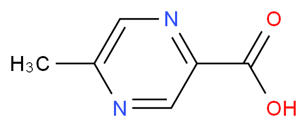 5-Methyl-2-pyrazinecarboxylic acid_分子结构_CAS_5521-55-1)