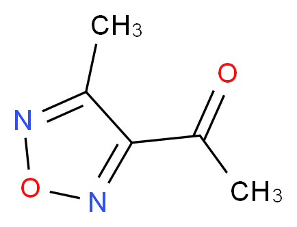 1-(4-methyl-1,2,5-oxadiazol-3-yl)ethanone_分子结构_CAS_165067-10-7)