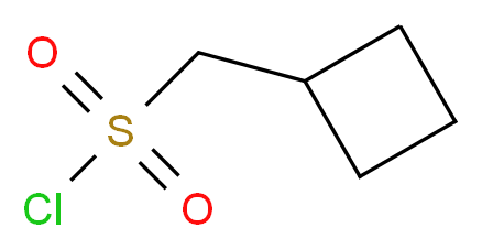 cyclobutylmethanesulfonyl chloride_分子结构_CAS_1220695-06-6