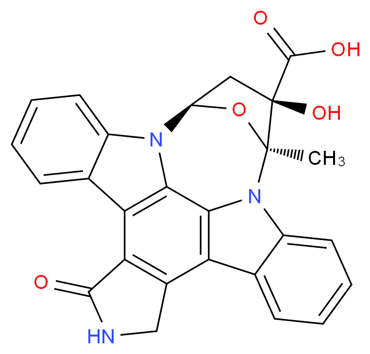 K-252b solution_分子结构_CAS_99570-78-2)