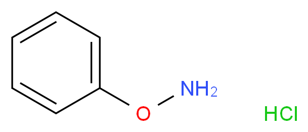 O-phenylhydroxylamine hydrochloride_分子结构_CAS_6092-80-4