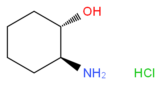 (1S,2S)-2-aminocyclohexan-1-ol hydrochloride_分子结构_CAS_13374-30-6