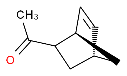 1-[(1R,4R)-bicyclo[2.2.1]hept-5-en-2-yl]ethan-1-one_分子结构_CAS_5063-03-6