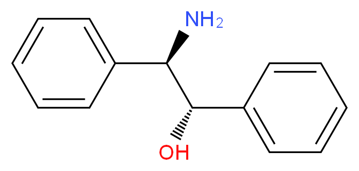 (1S,2R)-(+)-2-氨基-1,2-二苯基乙醇_分子结构_CAS_23364-44-5)