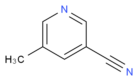 5-methylpyridine-3-carbonitrile_分子结构_CAS_)