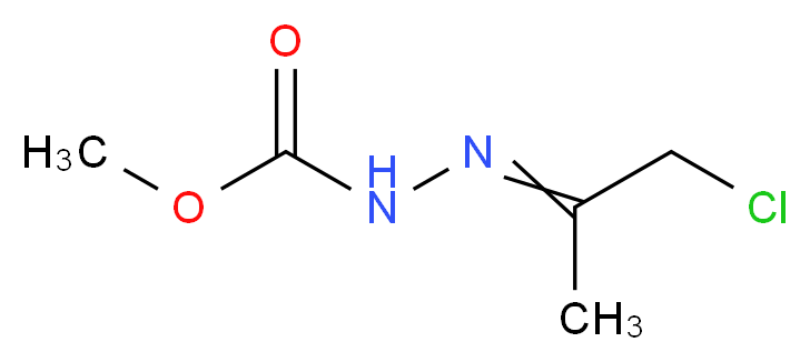 N'-(1-chloropropan-2-ylidene)methoxycarbohydrazide_分子结构_CAS_103517-77-7