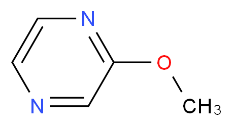 2-Methoxypyrazine_分子结构_CAS_3149-28-8)