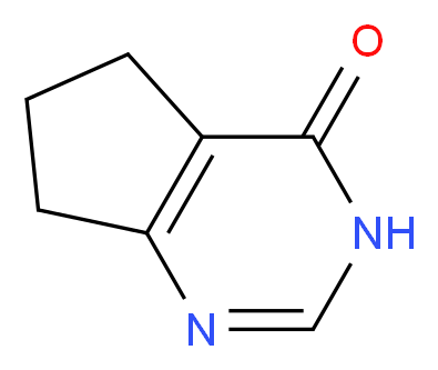 3H,4H,5H,6H,7H-cyclopenta[d]pyrimidin-4-one_分子结构_CAS_5661-01-8