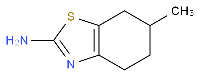 6-Methyl-4,5,6,7-tetrahydrobenzothiazol-2-ylamine_分子结构_CAS_7496-50-6)