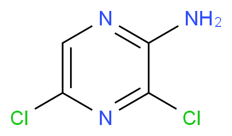2-Amino-3,5-dichloropyrazine_分子结构_CAS_873-42-7)