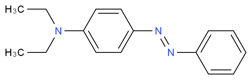 4-二乙基氨基偶氮苯_分子结构_CAS_2481-94-9)