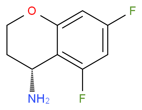 (R)-5,7-DIFLUOROCHROMAN-4-AMINE_分子结构_CAS_1213103-28-6)