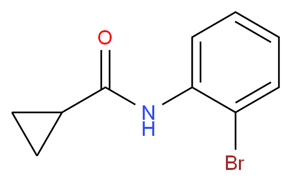 N-(2-bromophenyl)cyclopropanecarboxamide_分子结构_CAS_444151-72-8