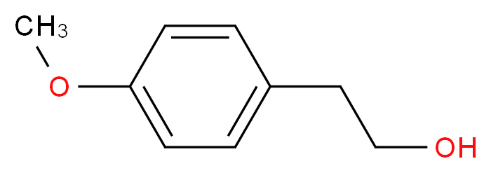 4-Methoxyphenethyl alcohol_分子结构_CAS_702-23-8)