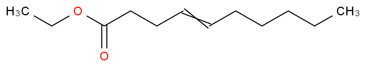 ETHYL trans-4-DECENOATE_分子结构_CAS_26825-88-7)