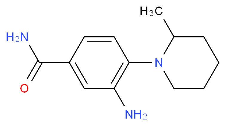 3-amino-4-(2-methyl-1-piperidinyl)benzamide_分子结构_CAS_915922-42-8)