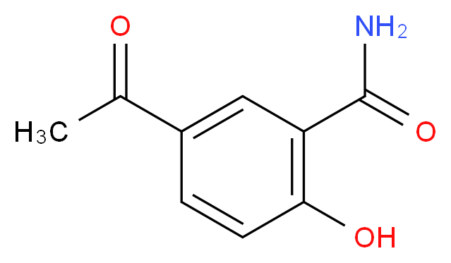 5-乙酰基水杨酰胺_分子结构_CAS_40187-51-7)