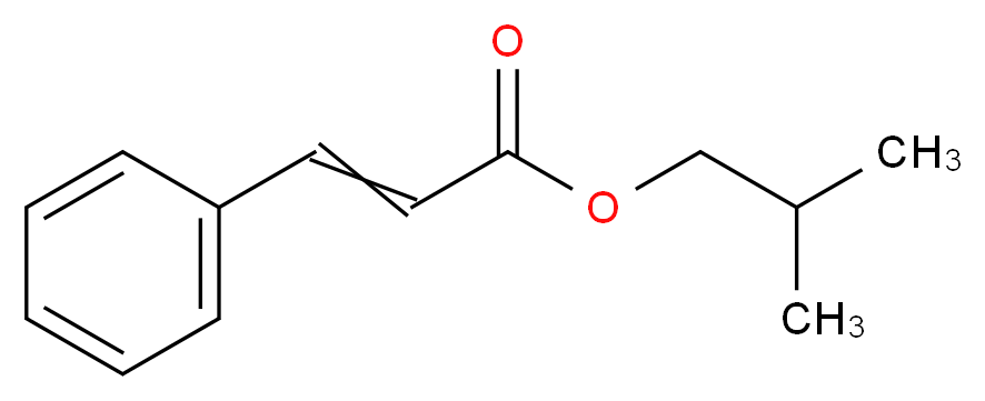 肉桂酸异丁酯_分子结构_CAS_122-67-8)