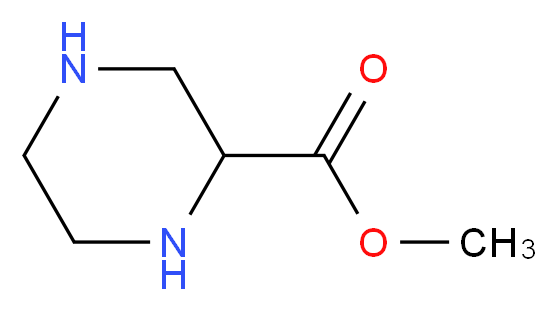 Methyl piperazine-2-carboxylate_分子结构_CAS_2758-98-7)