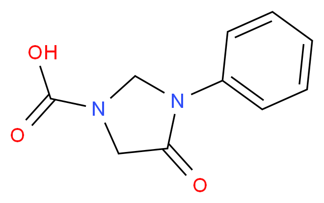 4-oxo-3-phenylimidazolidine-1-carboxylic acid_分子结构_CAS_119-18-6