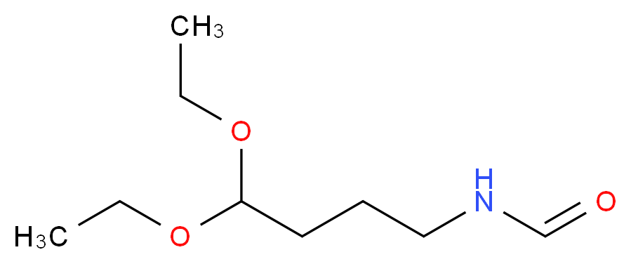 N-(4,4-diethoxybutyl)formamide_分子结构_CAS_220803-77-0