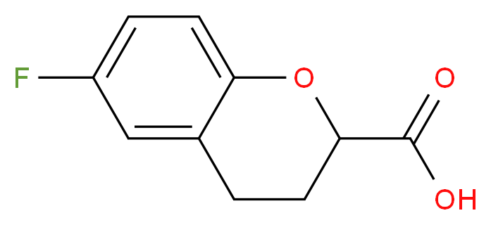 6-Fluorochromane-2-carboxylic acid_分子结构_CAS_99199-60-7)