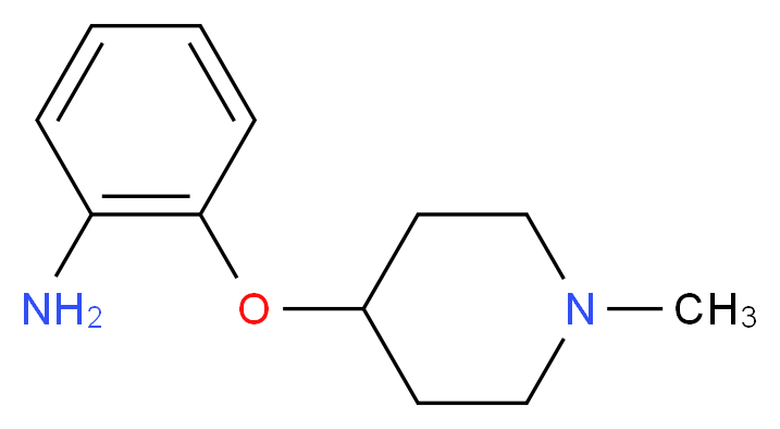 2-[(1-Methylpiperidin-4-yl)oxy]aniline_分子结构_CAS_869943-62-4)