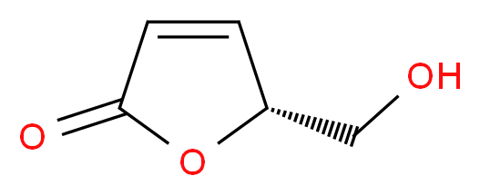 (5R)-5-(hydroxymethyl)-2,5-dihydrofuran-2-one_分子结构_CAS_112837-17-9