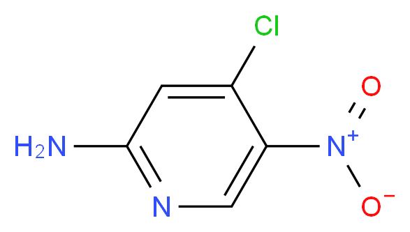 4-Chloro-5-nitropyridin-2-amine_分子结构_CAS_24484-96-6)