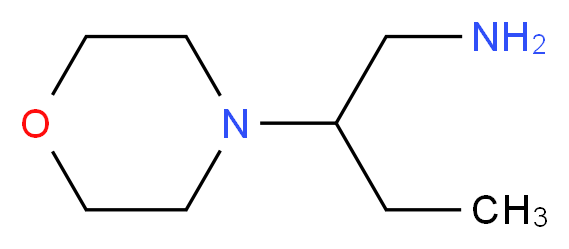 2-(4-Morpholinyl)-1-butanamine_分子结构_CAS_953888-69-2)