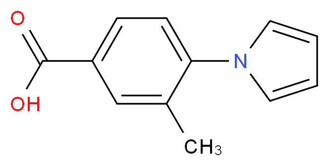 3-Methyl-4-pyrrol-1-yl-benzoic acid_分子结构_CAS_)