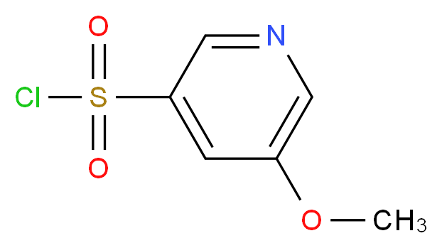 5-methoxypyridine-3-sulfonyl chloride_分子结构_CAS_1060801-85-5)