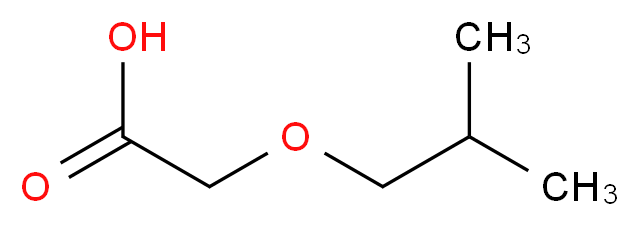 2-(2-methylpropoxy)acetic acid_分子结构_CAS_24133-46-8