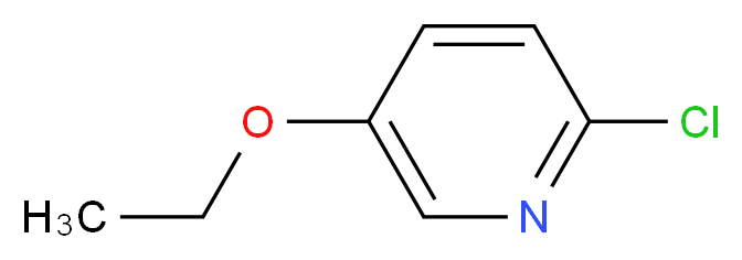 2-chloro-5-ethoxypyridine_分子结构_CAS_856851-48-4