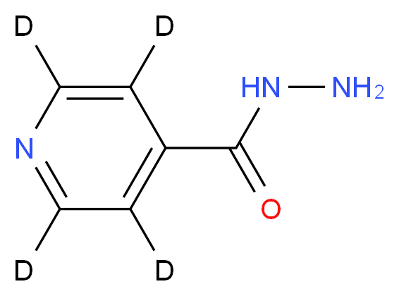 Isoniazid-d4_分子结构_CAS_774596-24-6)