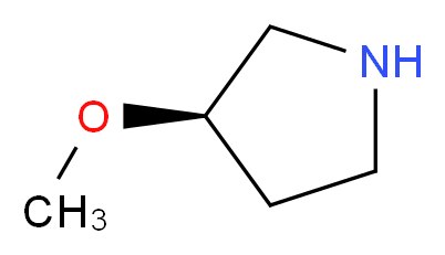 (3R)-3-Methoxypyrrolidine_分子结构_CAS_120099-60-7)